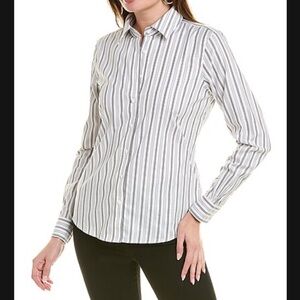 Brooks Brothers Striped Button Down Women's Shirt in size 12